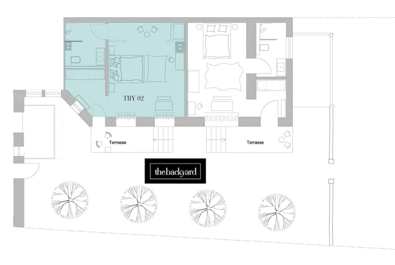 Exklusive Designferienwohnung The Backyard Tby 02 Trier Exteriör bild